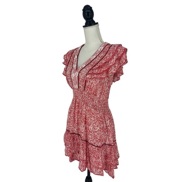 Poupette St. Barth Camila Ruffled Mini Dress - Picture 7 of 12